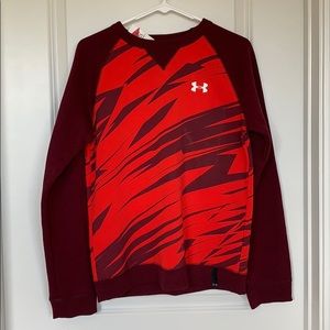 Red under Armour sweatshirt